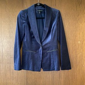 White House Black Market velvet blazer